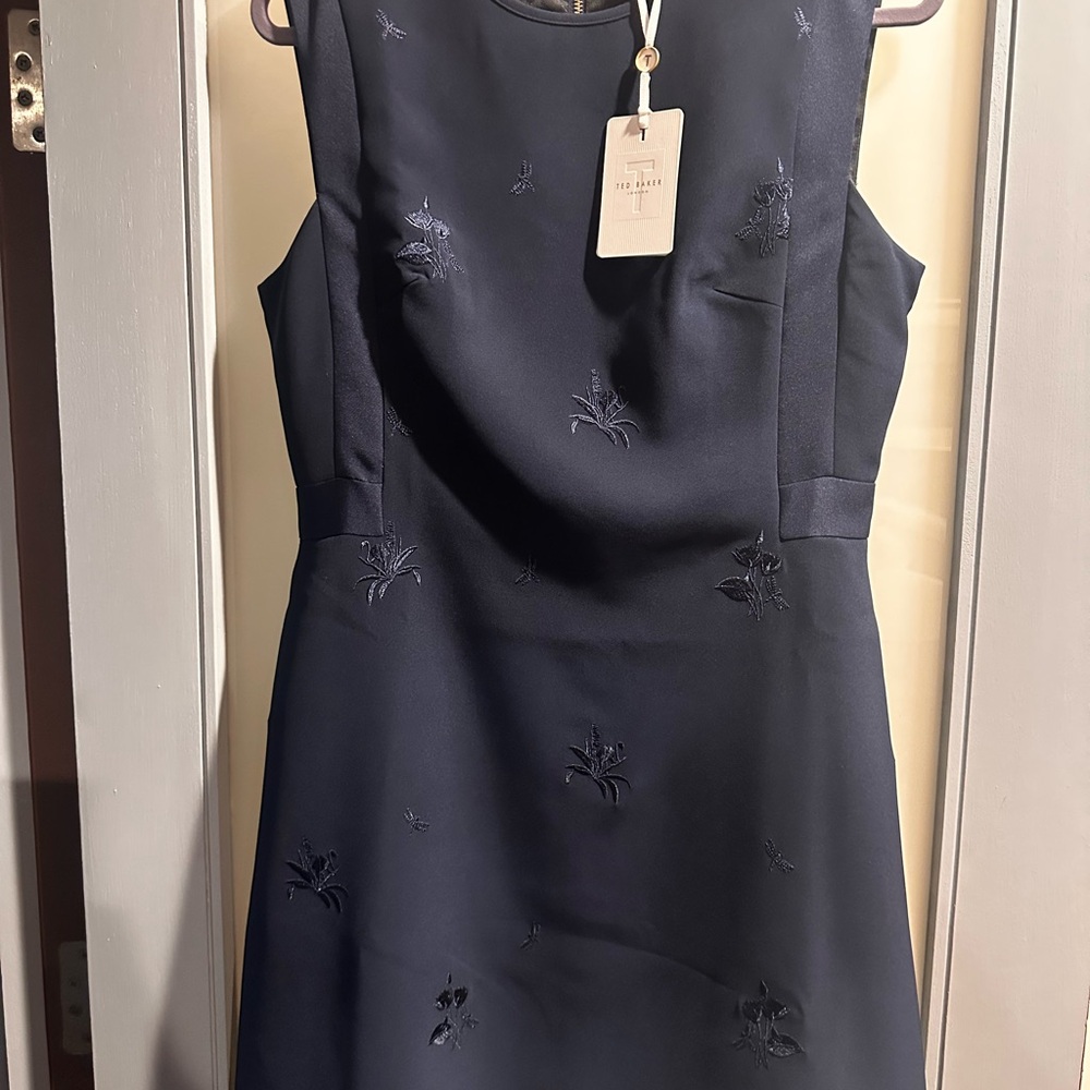 Ted Baker Navy Floral Dress